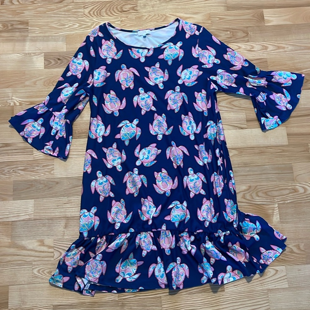 Simply Southern Turtle Dress with pockets